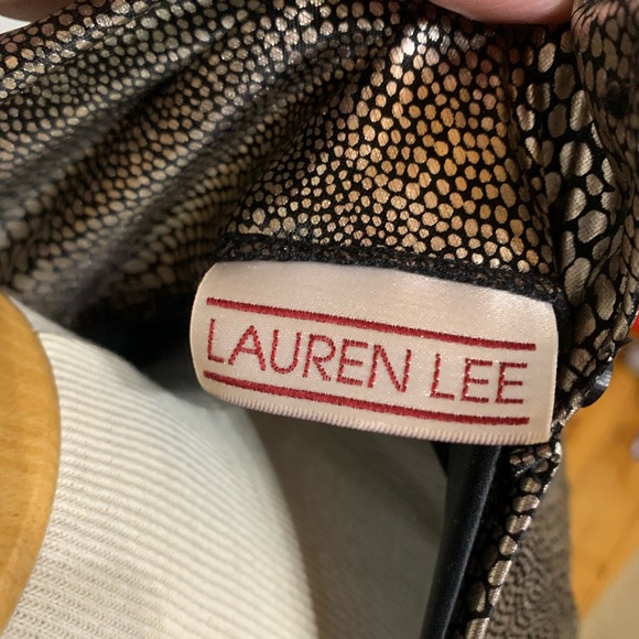 Vintage Metallic Snake Skin Top Lauren Lee Shirt - Picture 5 of 6